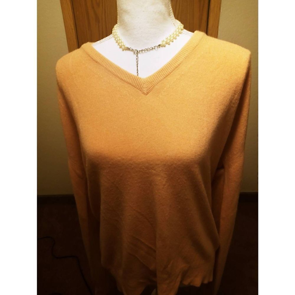 Lord Jeff Vintage Long Sleeve Sweater 100% Supersoft Dupont Orlon-XL Made in USA